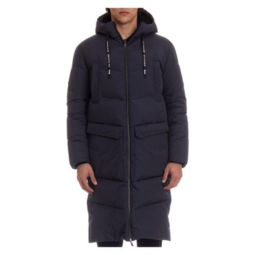Quilted Long Coat with Goretex