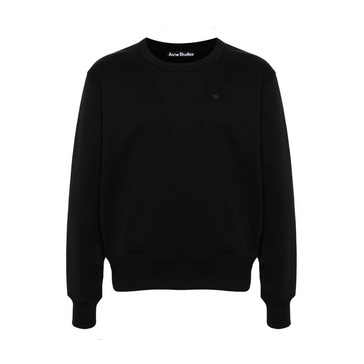 Black Logo Face Patch Sweatshirt