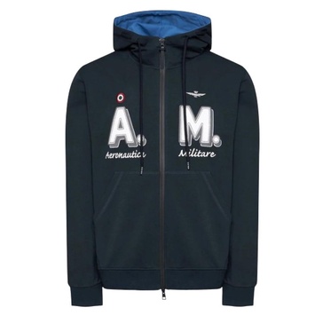 Zip-through hoodie with double-entry zipper