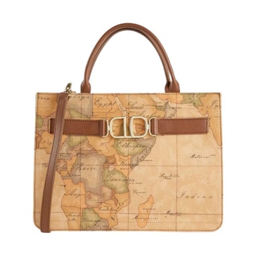 3D Geo Handbag with Removable Shoulder Strap