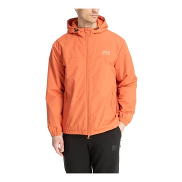 Zip Hooded Jacket with Logo Pockets