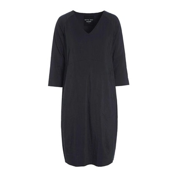 Black Doubleweave Dress 231-2327-4037