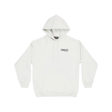 Black and Blue Wave Logo Hooded Sweatshirt