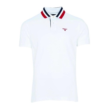 Hawkeswater Tipped Polo with Retro Stripe