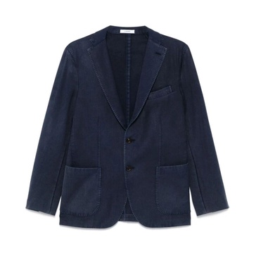 Blue Wool Jacket Regular Fit