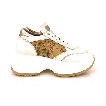 Geo Classic Womens Sneakers Cream