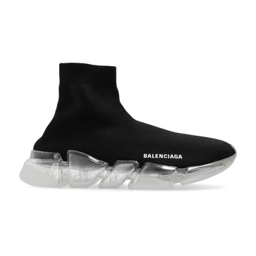 Women's Speed 2.0 Full Clear Sole Recycled Knit Sneaker in Black