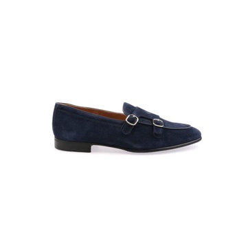 Blue Suede Lace-up Shoes SS23