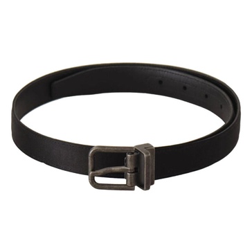 Vintage Metal Buckle Leather Belt
