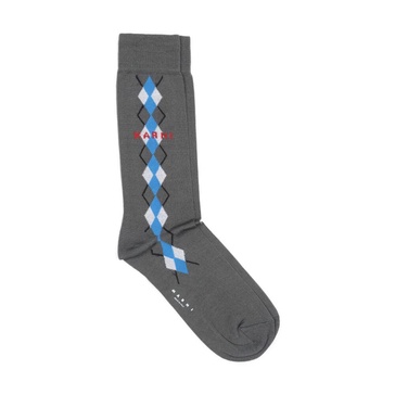 Neutral Grey Cotton Socks