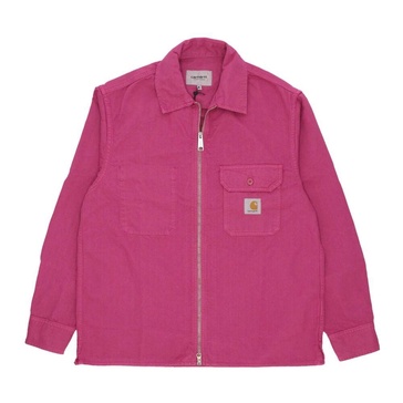 Magenta Shirt Jacket Lightweight Cotton