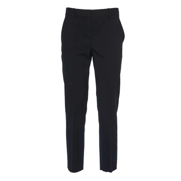 Black Wool Slim Fit Trousers