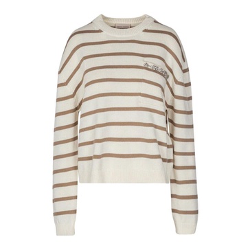 RITA A Cotton Rhinestone Sweater