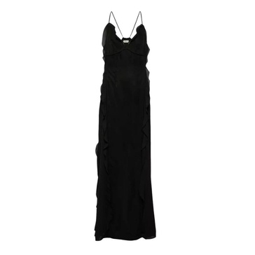 Black Emily Dress with Spaghetti Straps
