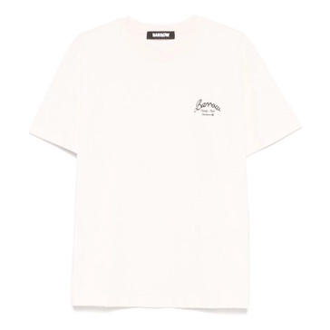 Pink Crew Neck T-shirt with Logo