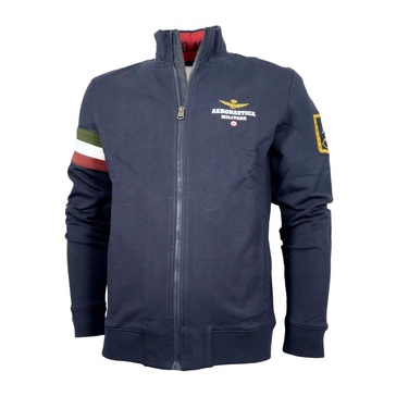 Tricolor Arrows Full-Zip Sweatshirt Blue