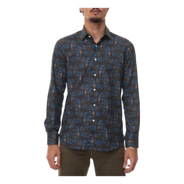 Flower Fantasy Dress Neck Shirt