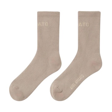 Logo Tube Socks with Intarsia Details