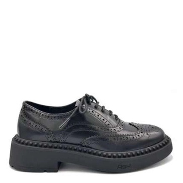 Bordeaux Leather Lace-up Trendy Shoes