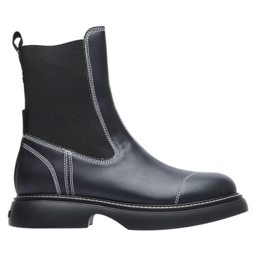 Embossed Logo Chelsea Boots