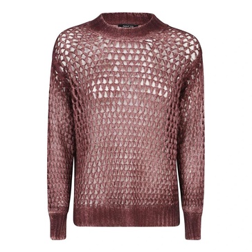 Cashmere Silk Sweater Bordeaux Italy