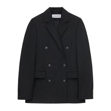Black Wool Blend Jacket