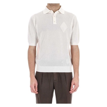 White Cotton Polo T-shirts and Polos
