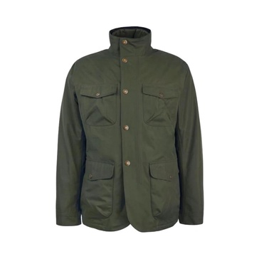 Green Field Jacket in Technical Fabric