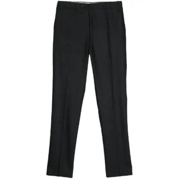 Black Wool Cashmere Blend Pants