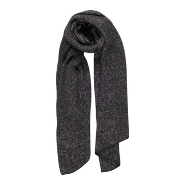 Textured Knit Scarf with Lurex