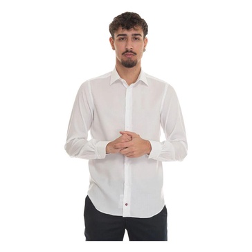 Textured Italia Dress Shirt with Clutch