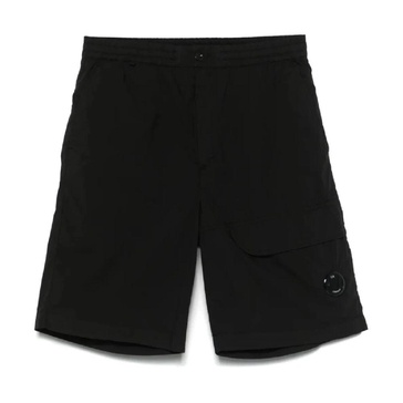 Black Cargo Shorts for Men