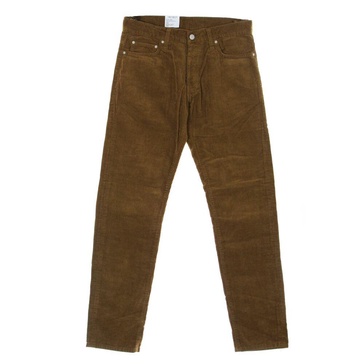 Slim-Fit Tobacco Rinsed Long Pants