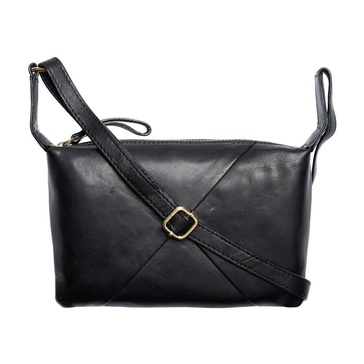 Elegant Black Leather Clutch
