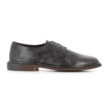 Dark Brown Leather Derby Shoes