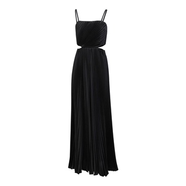 Black Cut-Out Maxi Dress