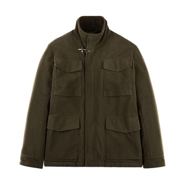 Green Padded Field Coat