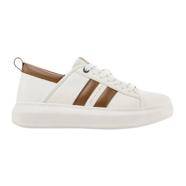 Sneakers - White/Brown - Stylish Model