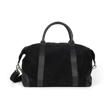 Black Suede Weekend Bag