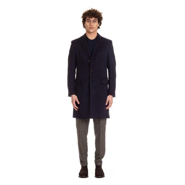 Blue Coat with 3 Button Closure