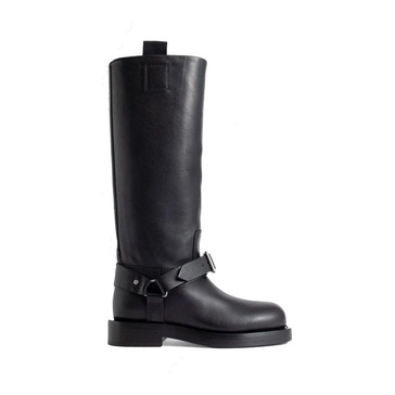 Leather High Boots Women Italy