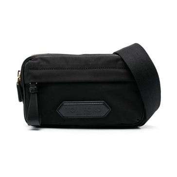 Black Logo Pouch Bag