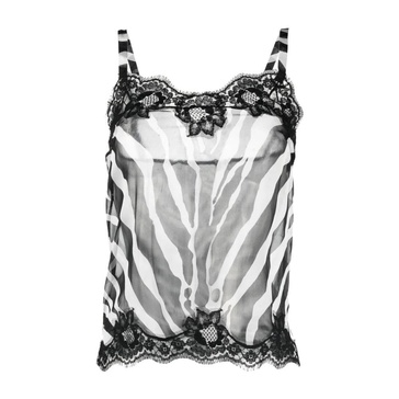 Sleeveless Zebra Top