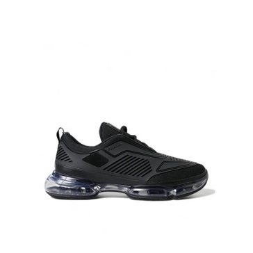 Black Slip-On Low Top Sneakers