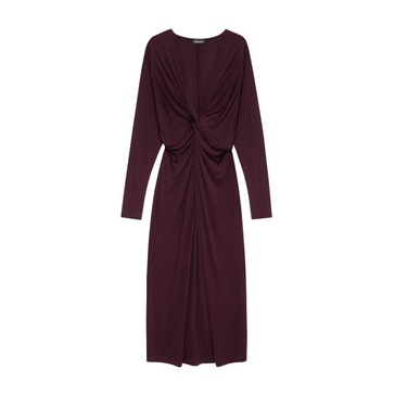 Burgundy Mathilde Dress Bordeaux