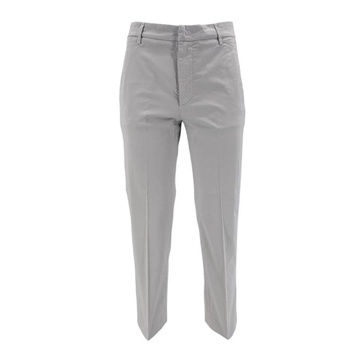 Grey Cotton Corduroy Trousers