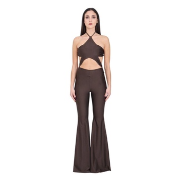 Elegant Brown Jumpsuit