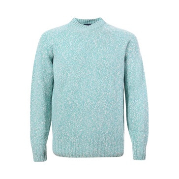 Light Blue Wool Turtleneck Sweater