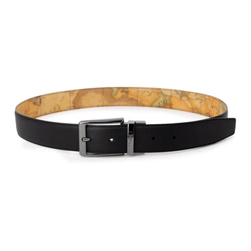 World Map Design Leather Belt
