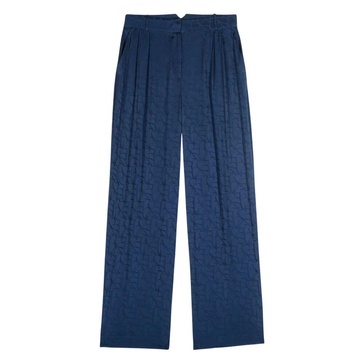 Printed Wide Trousers